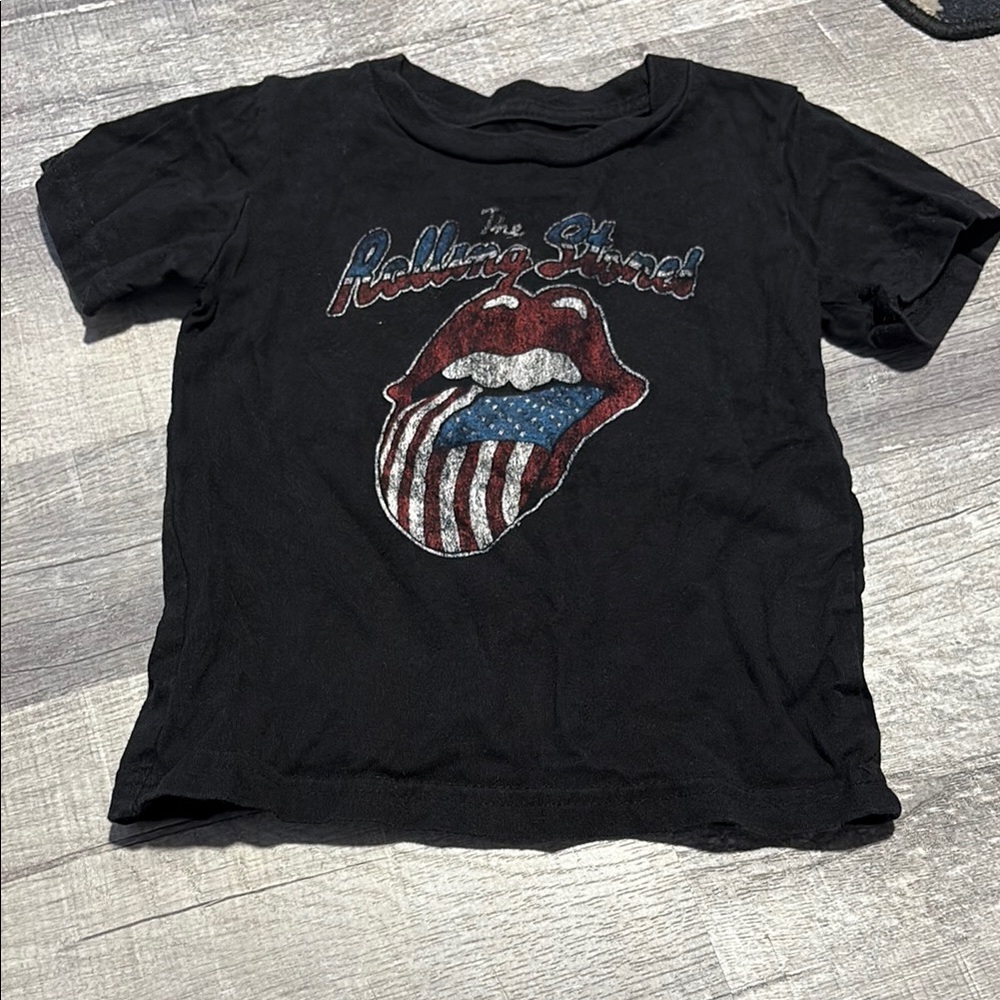 The Rolling Stones Black Short Sleeve Tee